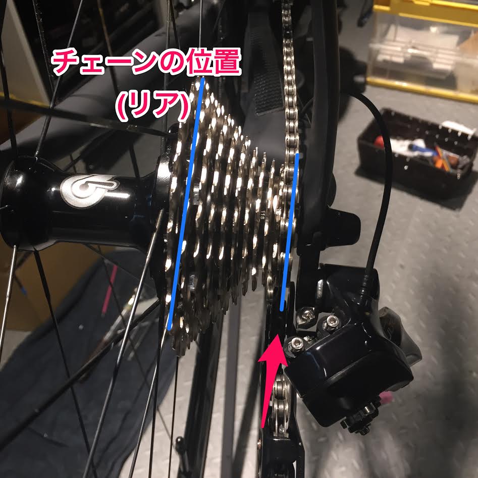 自転車 の チェーン の 長 さ